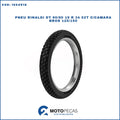 Pneu Rinaldi DT 90/90 19 R 34 52T C/CAMARA Bros 125/150