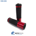 Manopla Aluminium Pro C/ANEL Vermelha Wester