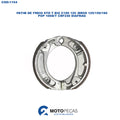 Patim de Freio STD T Biz C100 125 /BROS 125/150/160/ Pop 100D/T CRF230 Diafrag