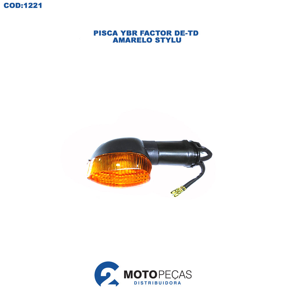 Pisca YBR Factor DE/TD Amarelo Stylu