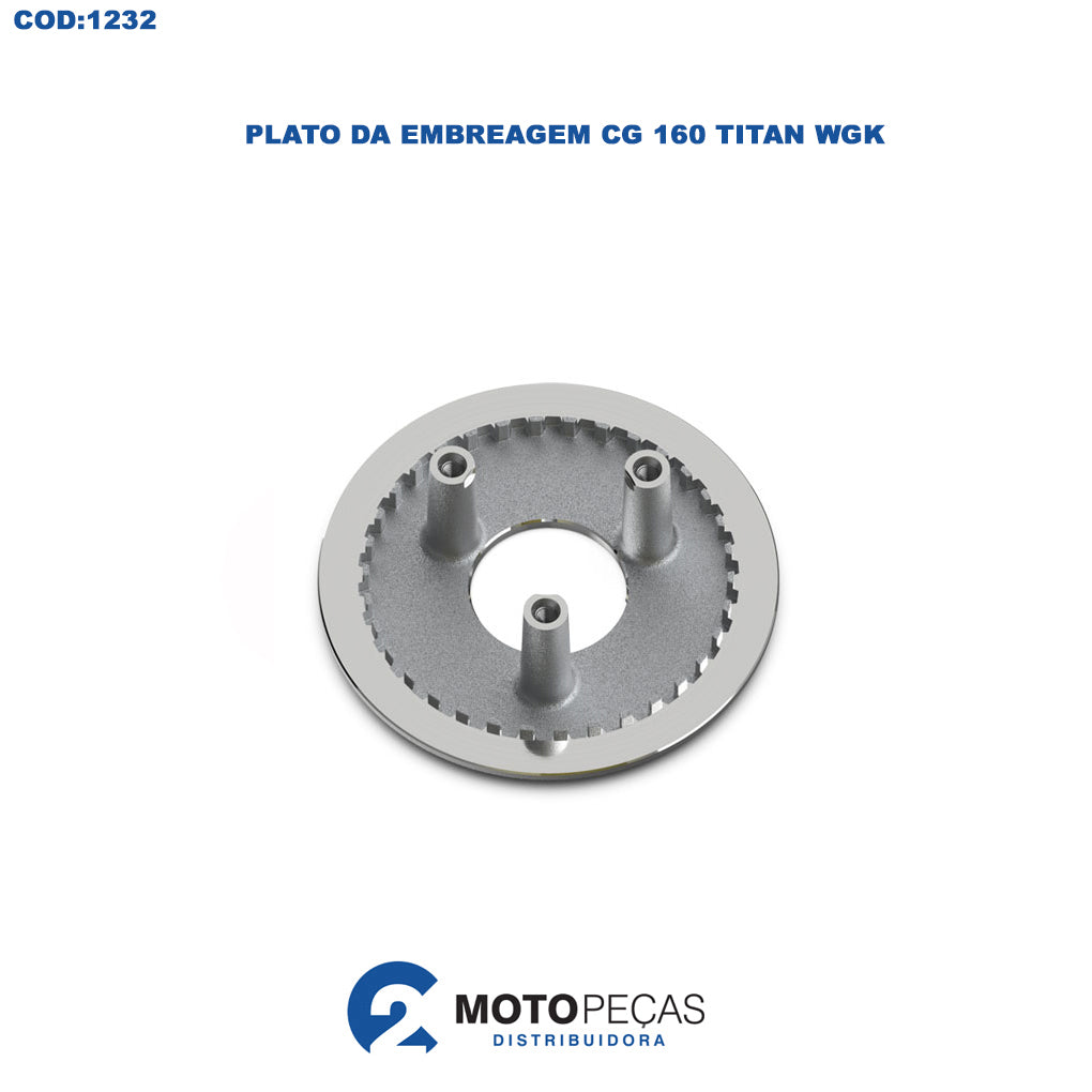 Plato da Embreagem CG160 Titan WGK