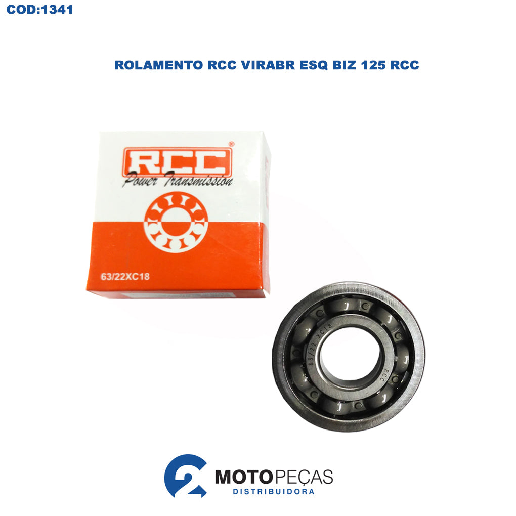 Rolamento RCC Virabr Esq Biz 125 RCC