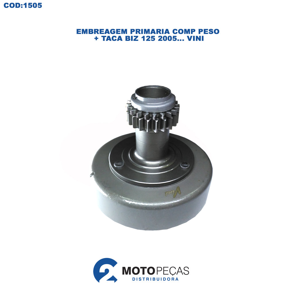 Embreagem Primaria Completa Biz 125 05.../ Vini
