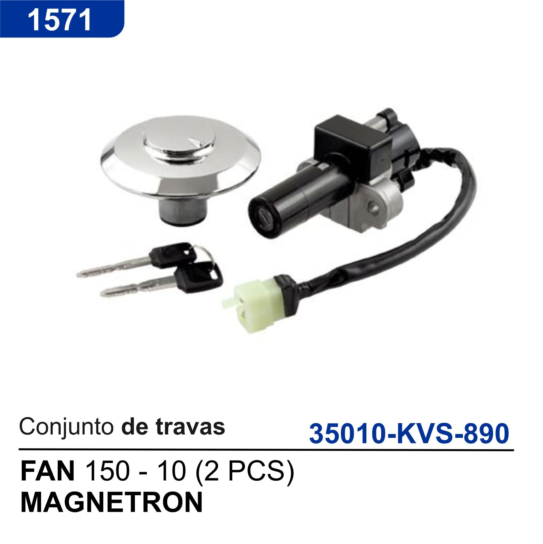 Conjunto de Travas Fan 150 10 2 PCS Magnetron