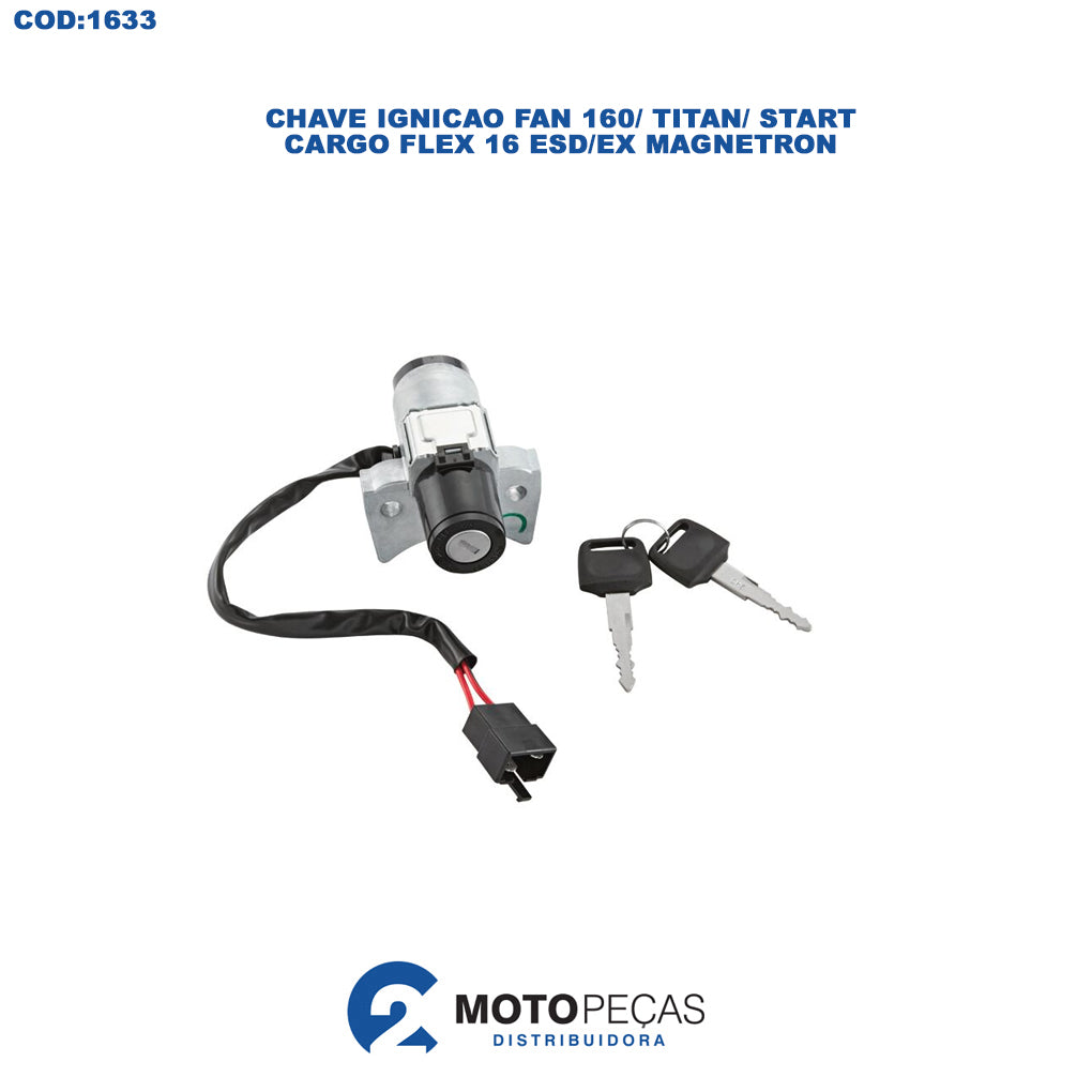 Chave Ignicao Fan 160/ TITAN/ START/ Cargo Flex 16 ESD/EX Magnetron