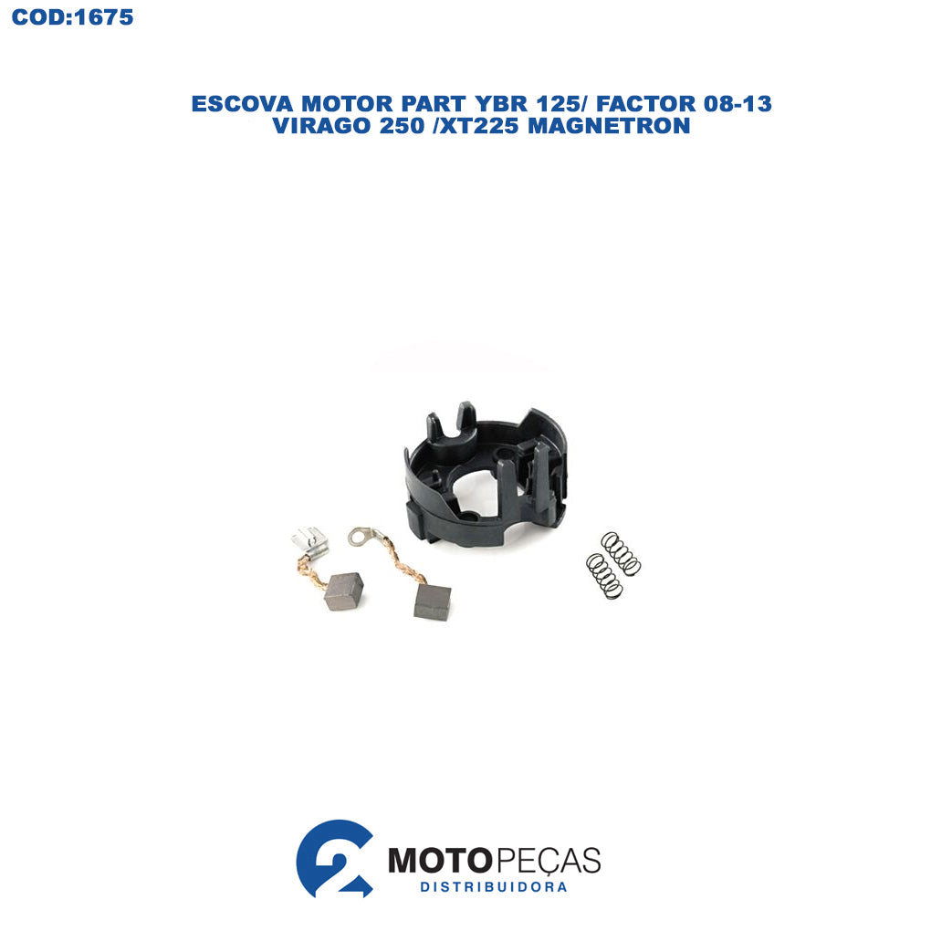 Escova Motor Partida Compl YBR 125/ Factor 0813/ Virago 250 /XT225 Magnetron