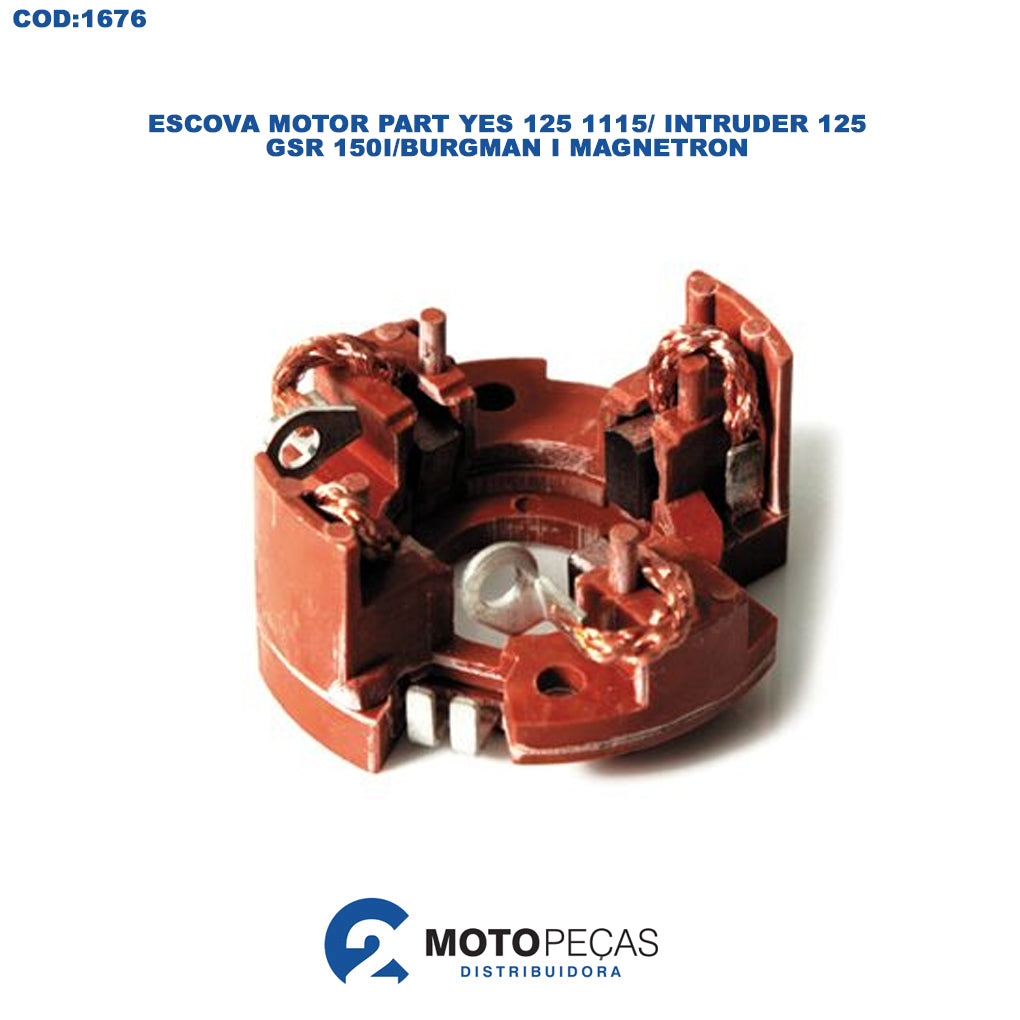 Escova Motor Partida Compl Yes 125 11/15/ Intruder 125/GSR 150I/BURGMAN I Magnetron