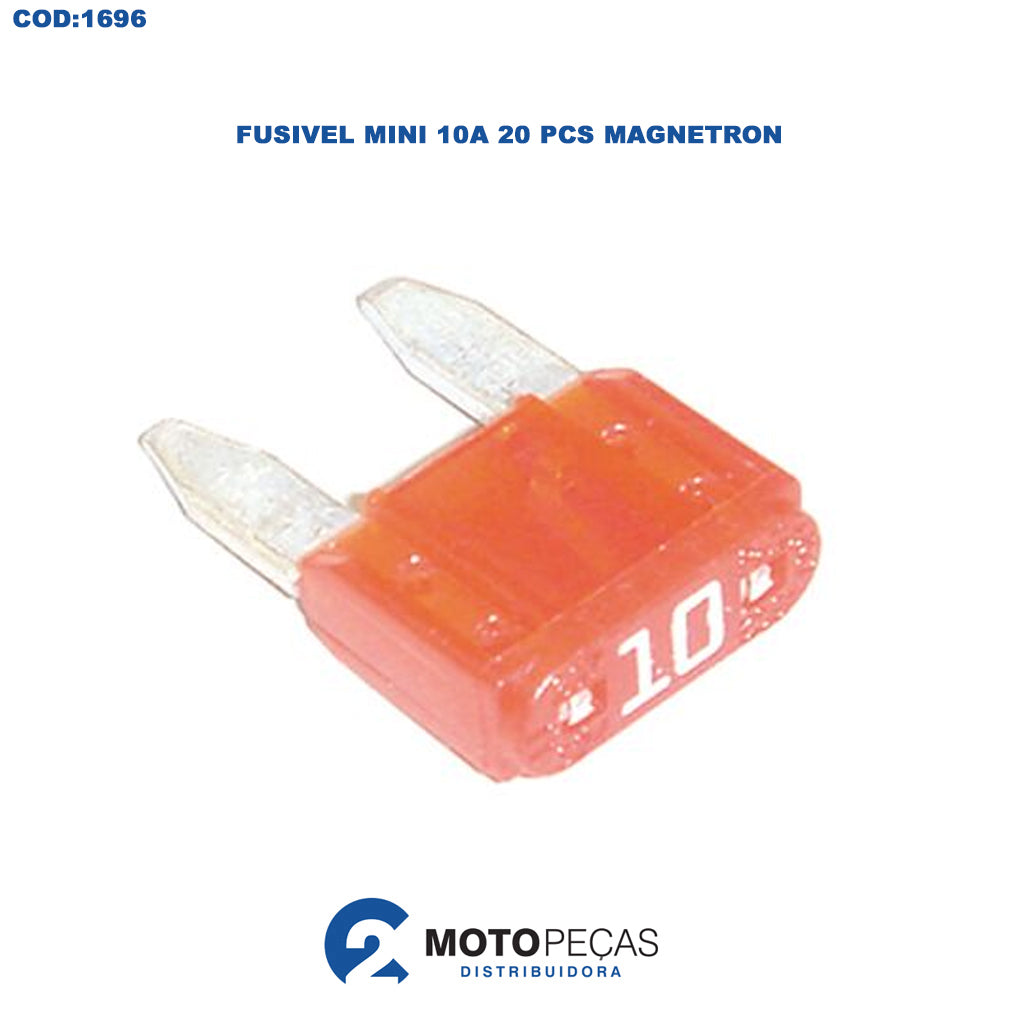 Fusivel Mini 10A 20 PCS Magnetron