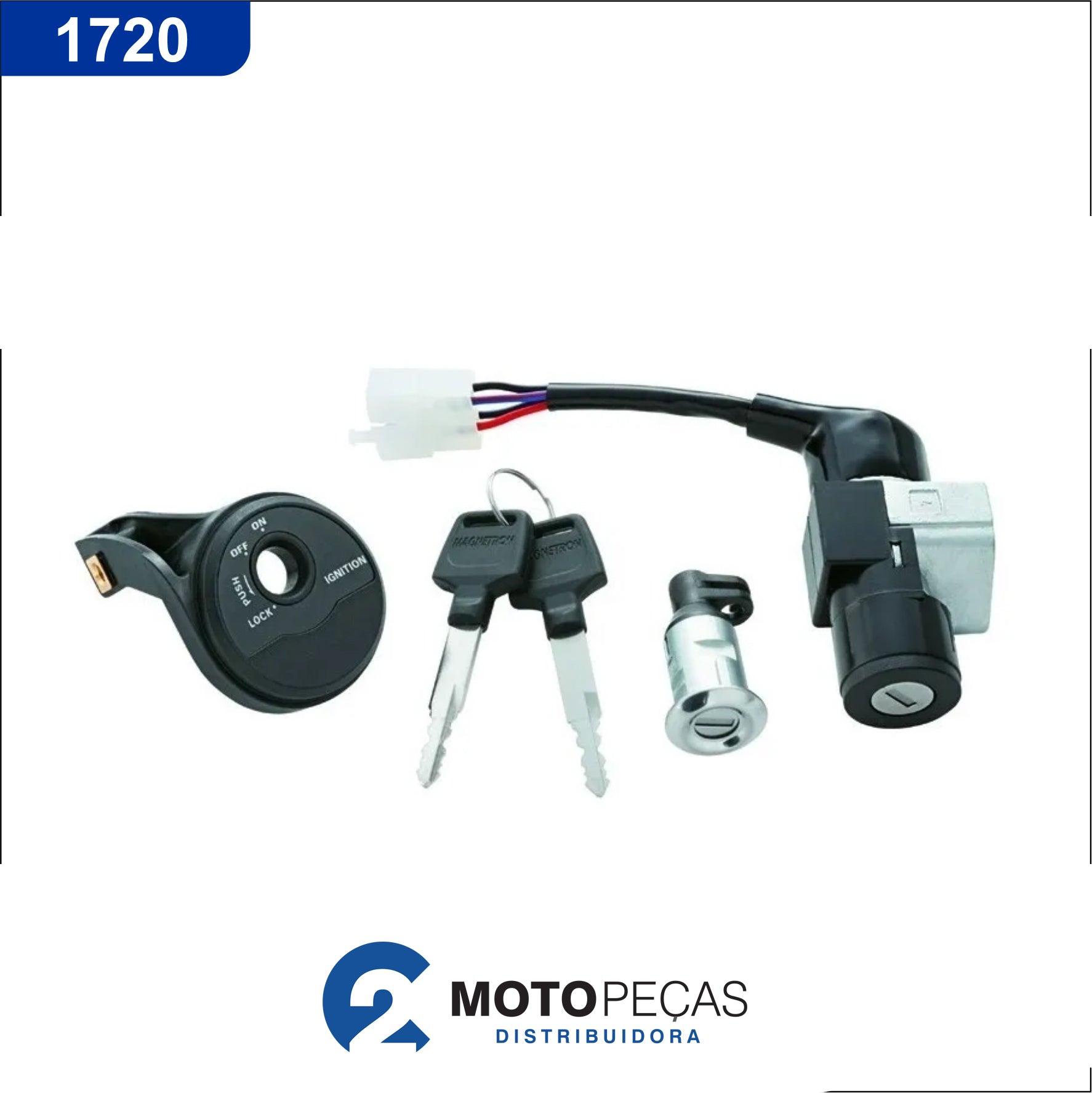 Conjunto de Travas Biz 110I 16 17 [3 Pcs] Magnetron