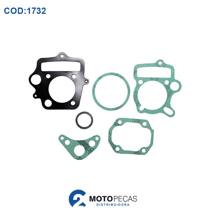 Kit Superior Biz C100/ DREAM/ WEB100 S/BORRACHA/ Cabecote Prespack Vedamotors