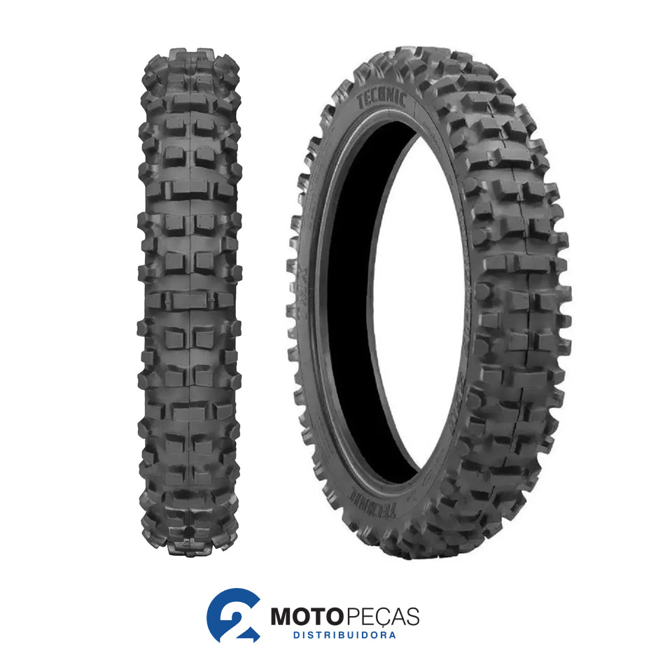 Pneu Technic Tras 100/90 17 TMX Trilha C/CAMARA 55M/BROS 125/150, Crosser 150