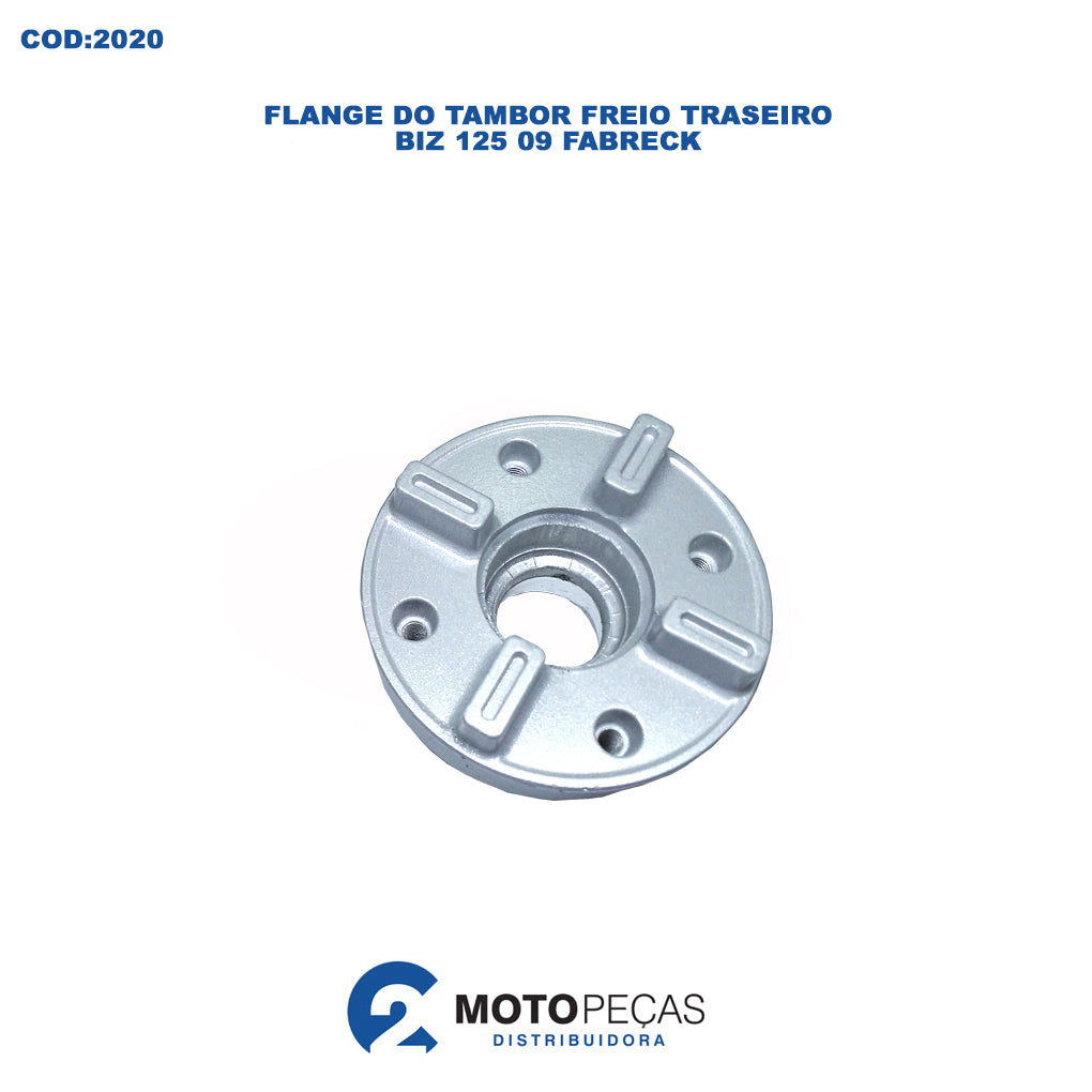 Flange do Tambor Freio Traseiro Biz 125 09/ Fabreck
