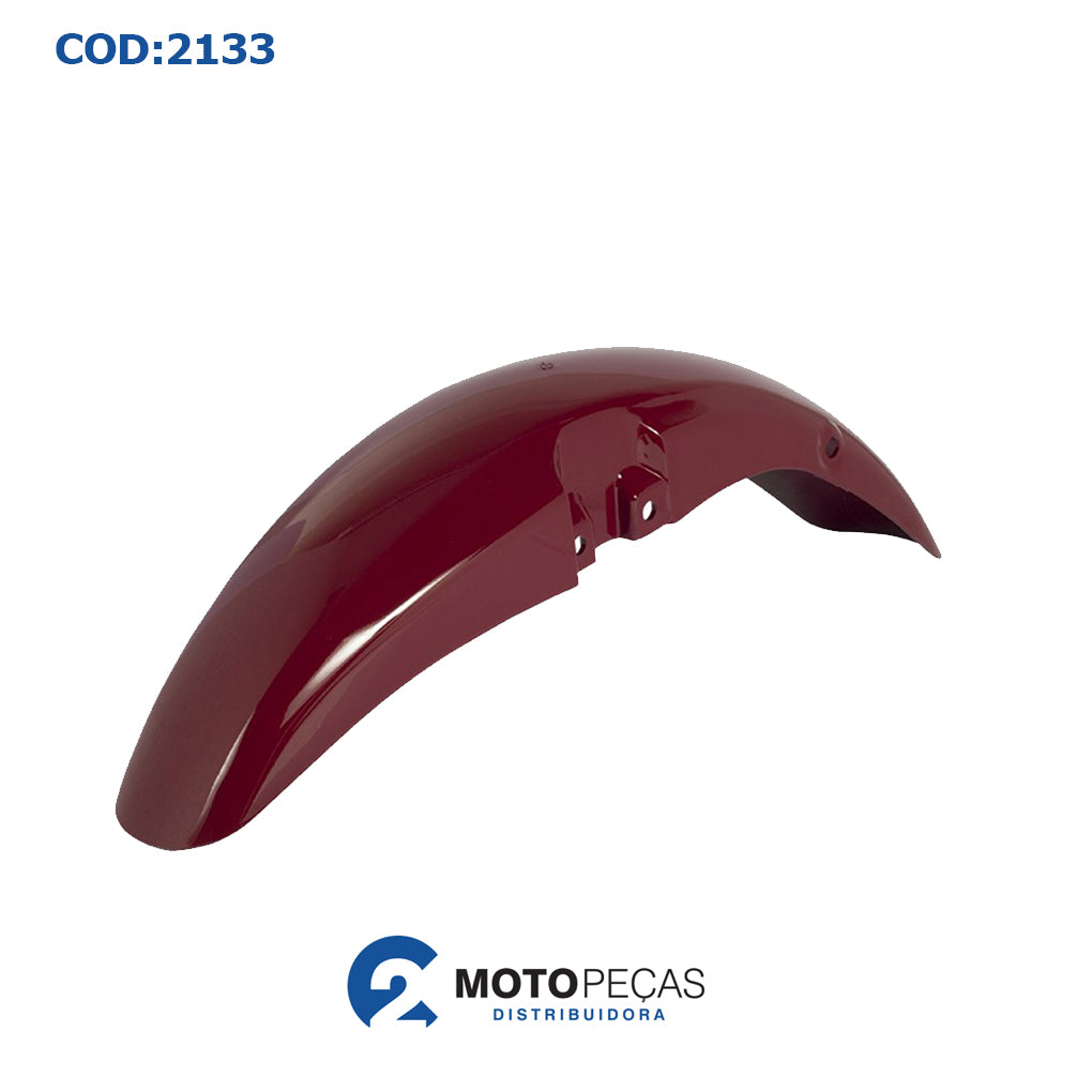 Paralama Dianteiro S/SUP Titan 00/01 e 2004 Vermelho Melc