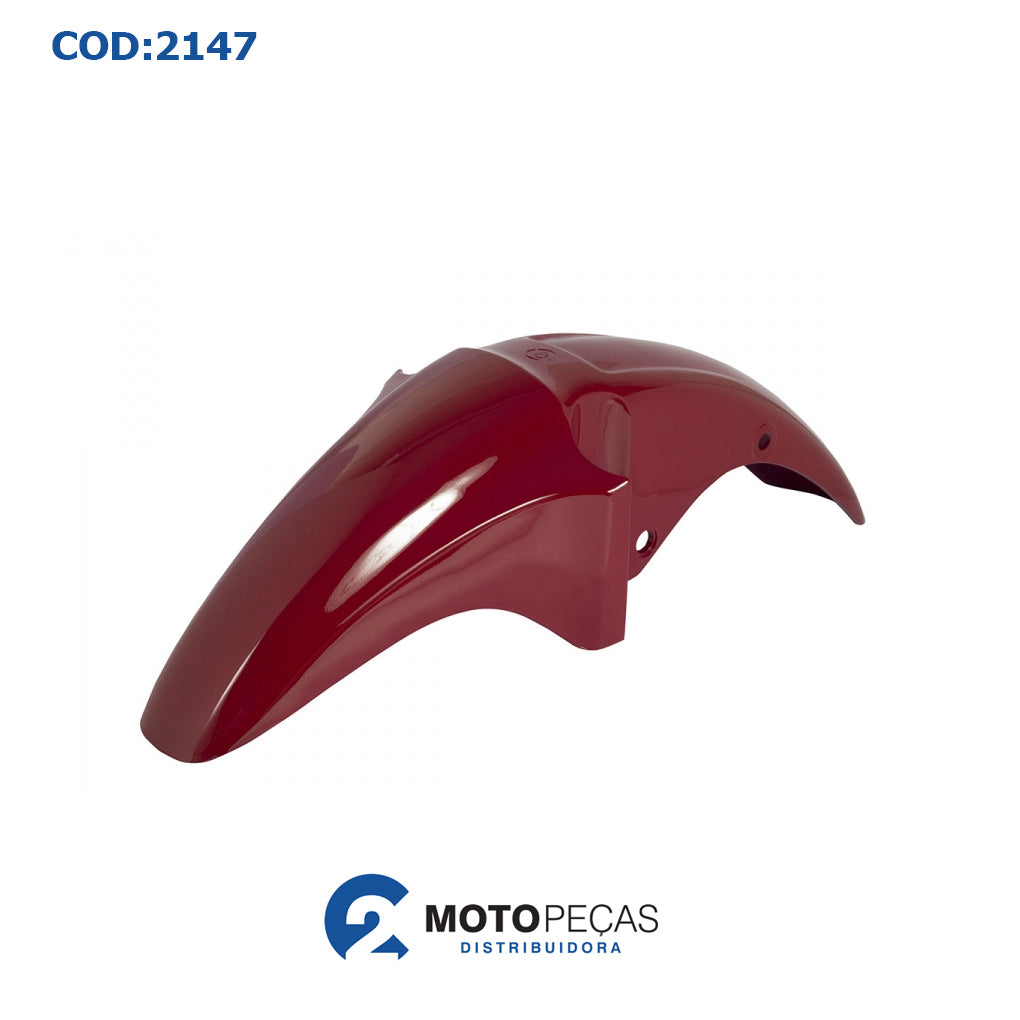 Paralama Dianteiro Titan 150 06/08 Job 07/08 Vermelho Melc