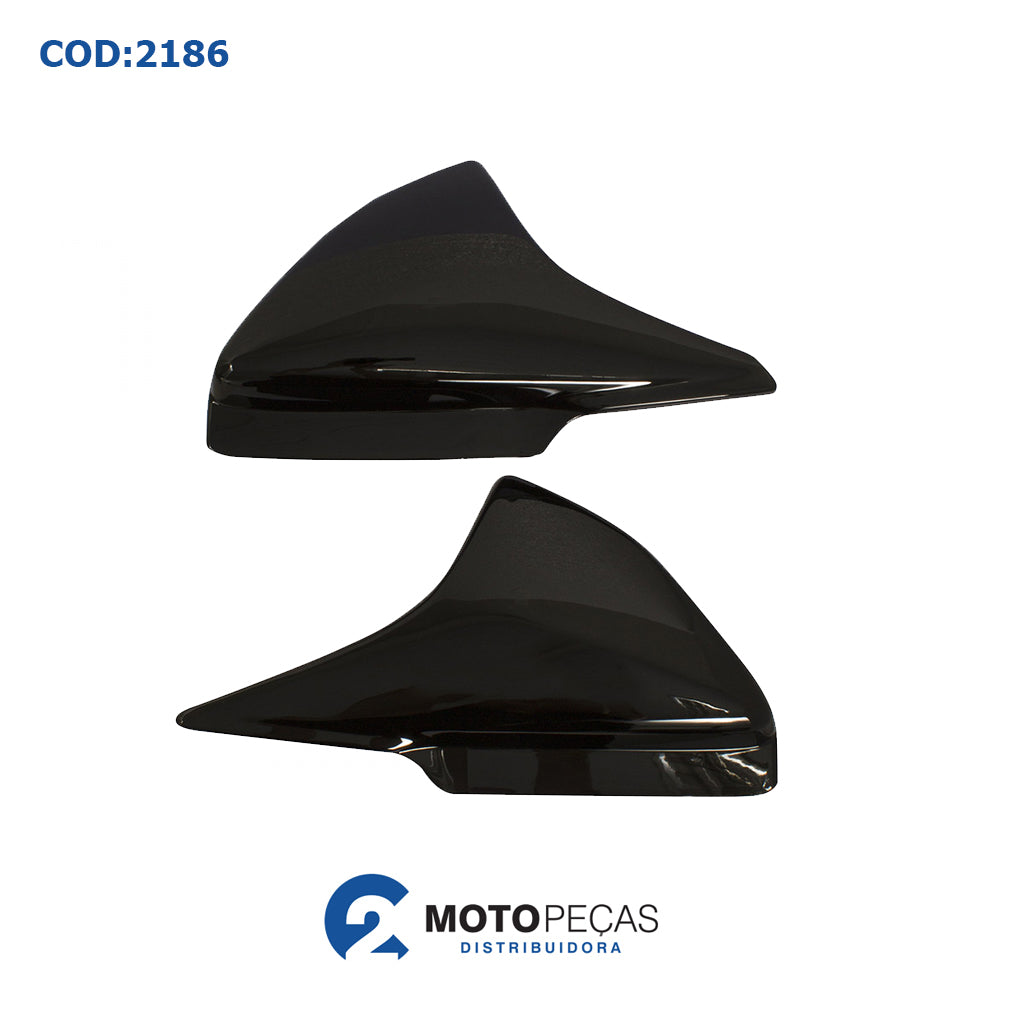 Tampa Lateral [pr] Titan 150 04/08 Preta Melc