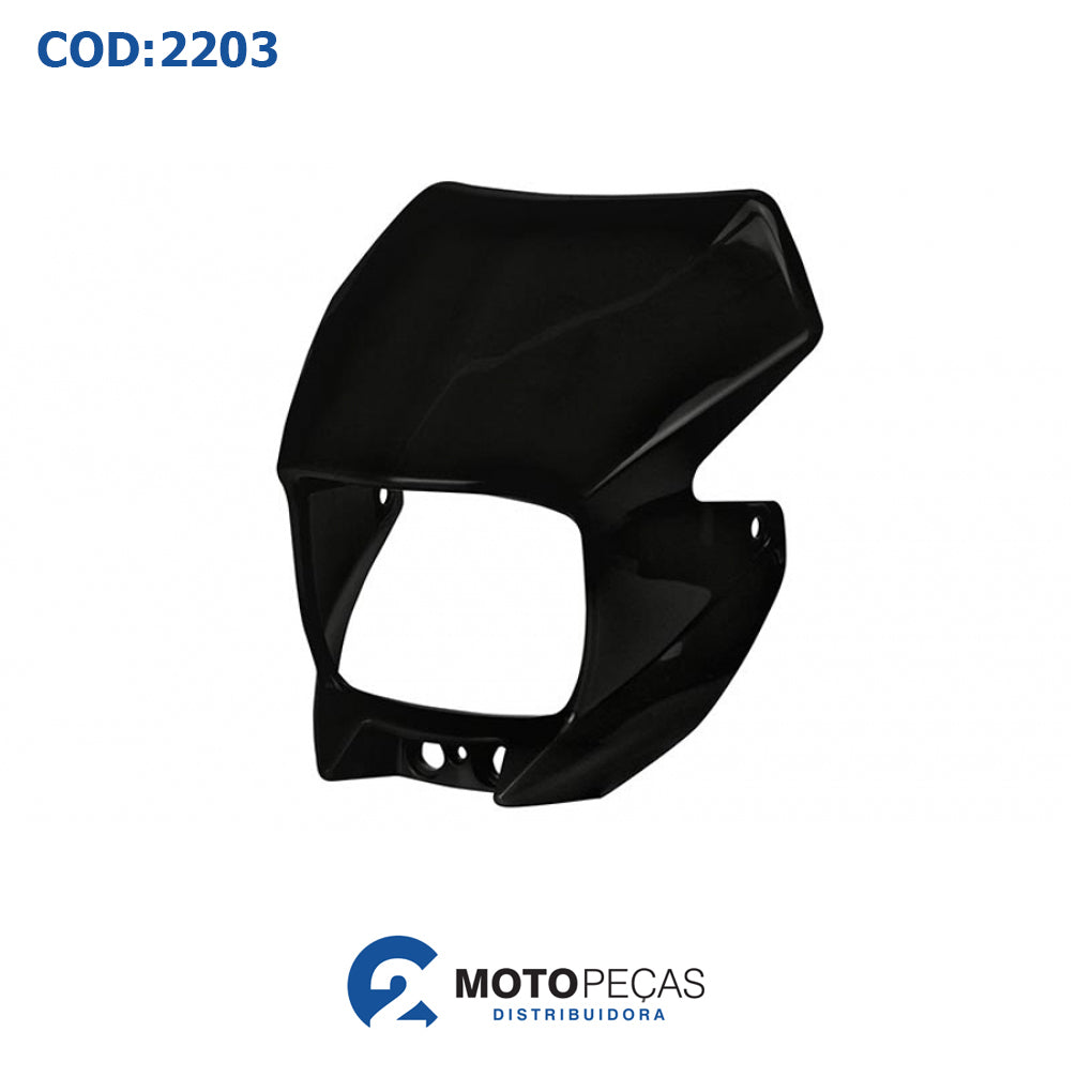 Carenagem do Farol XTZ125 K/E 03/08 Preto S/ADES Melc
