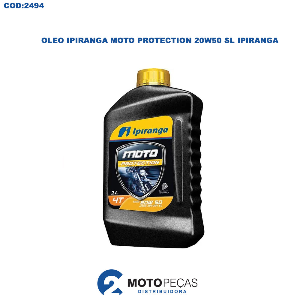 Oleo Ipiranga Moto Protection 20W50 SL Ipiranga