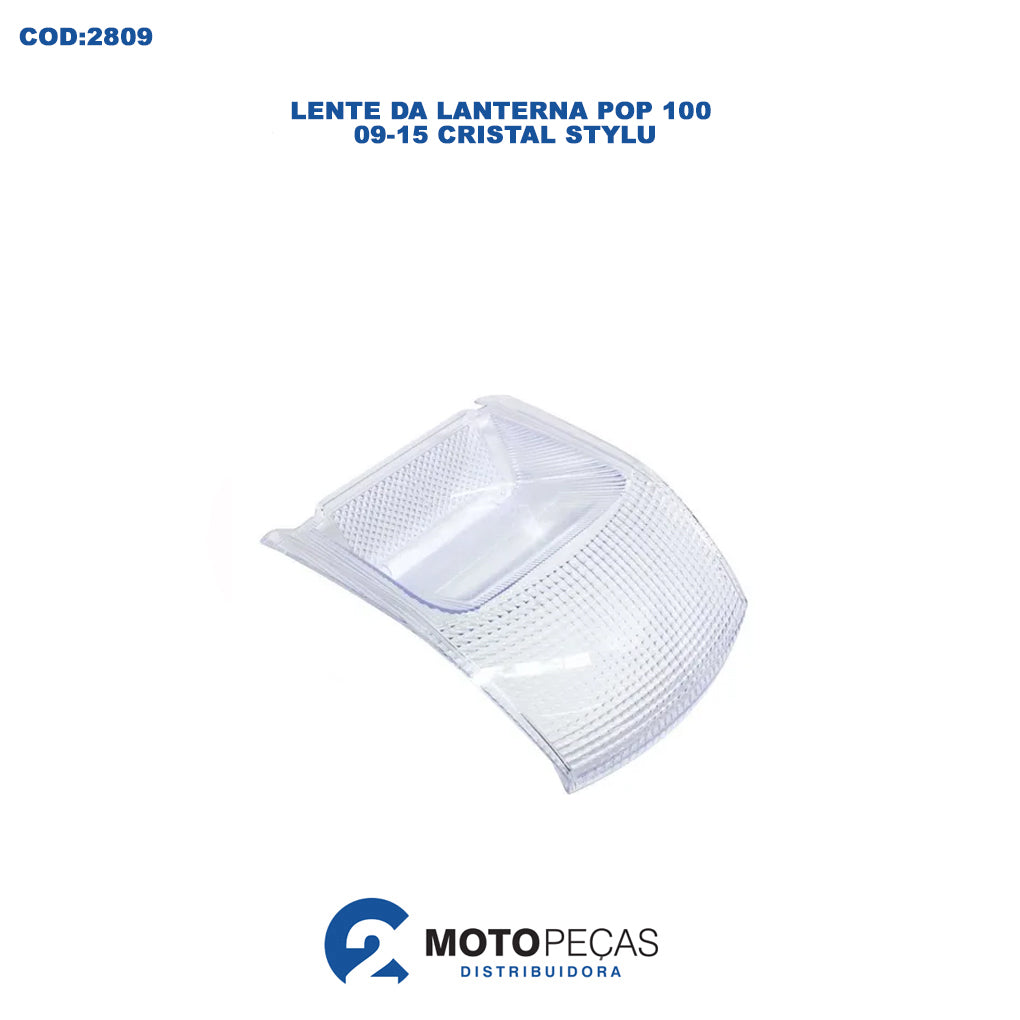 Lente da Lanterna Pop 100 20092015 Cristal Stylu