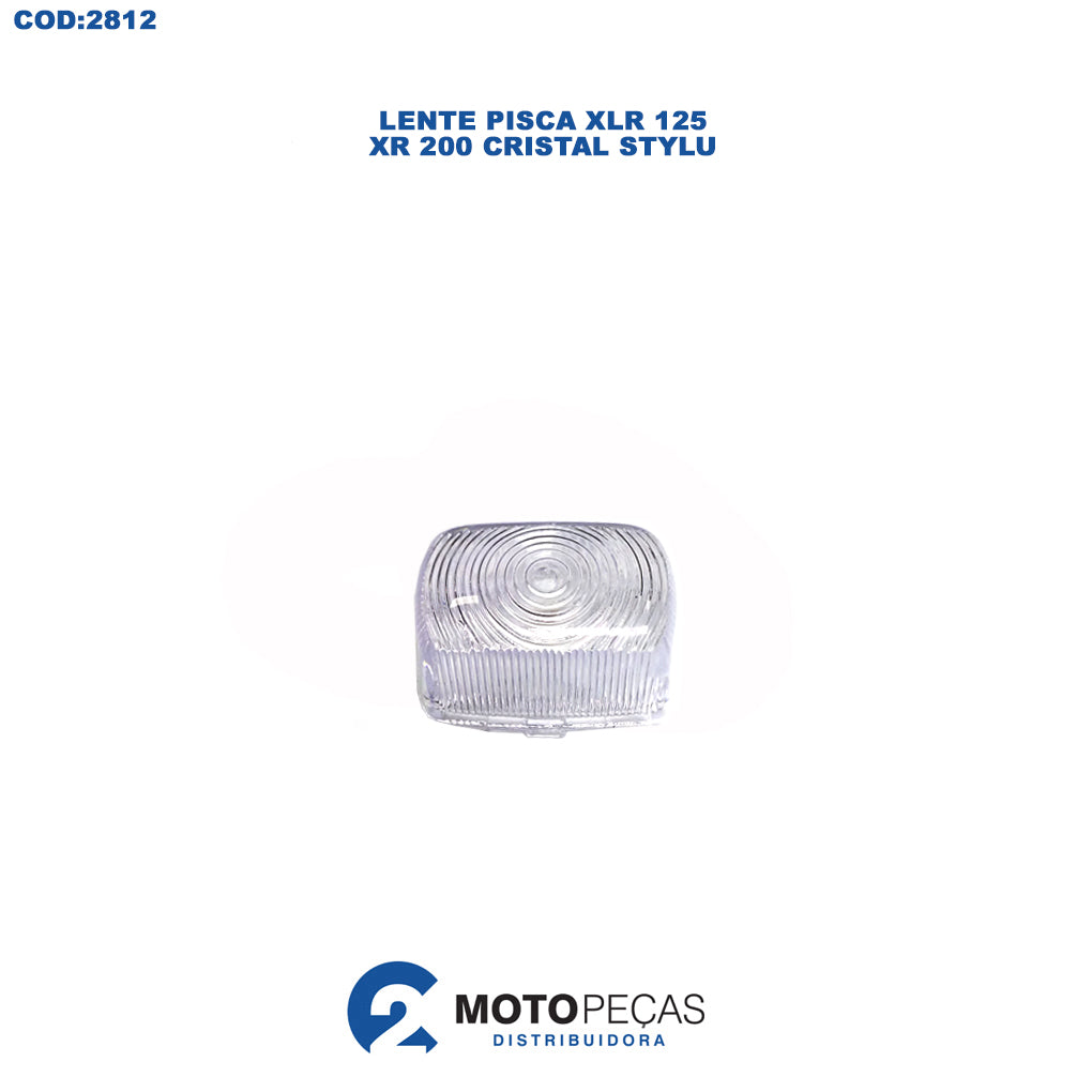 Lente Pisca XLR 125 /XR 200 Cristal Stylu