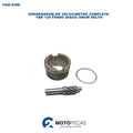 Engrenagem do Velocimetro Completa YBR125 Ferro DISCO/DRUM Velth