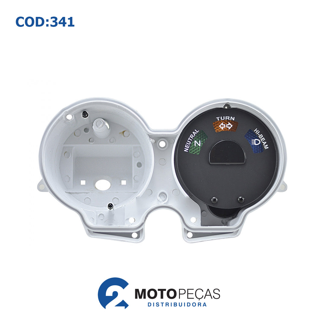 Carcaca Painel Int Branca CG125 Fan C/ Mostr Direito 05/08 Melc