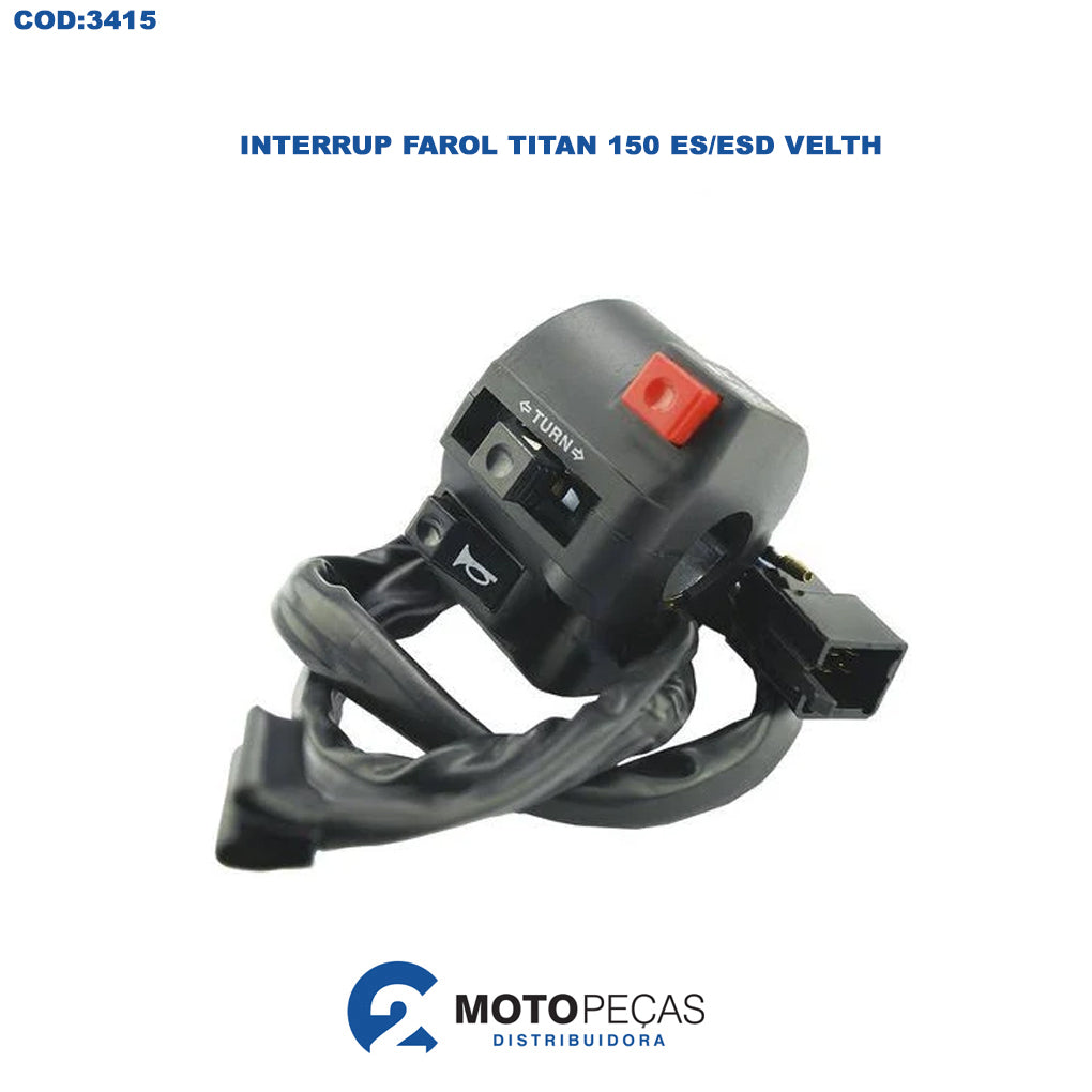 Chave de Luz Titan 150 ES/ESD Velth