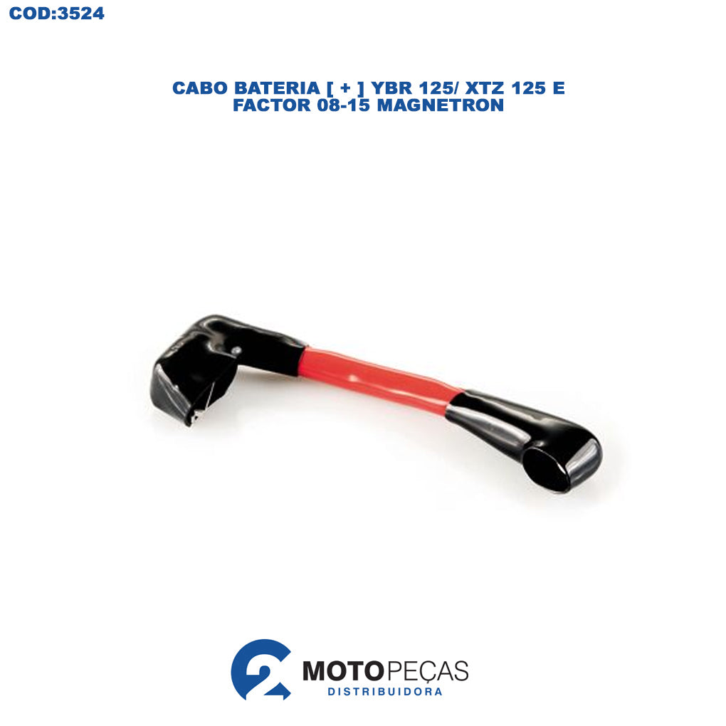 Cabo Bateria [ + ] YBR 125/ XTZ 125 E/ Factor 08-15 Magnetron