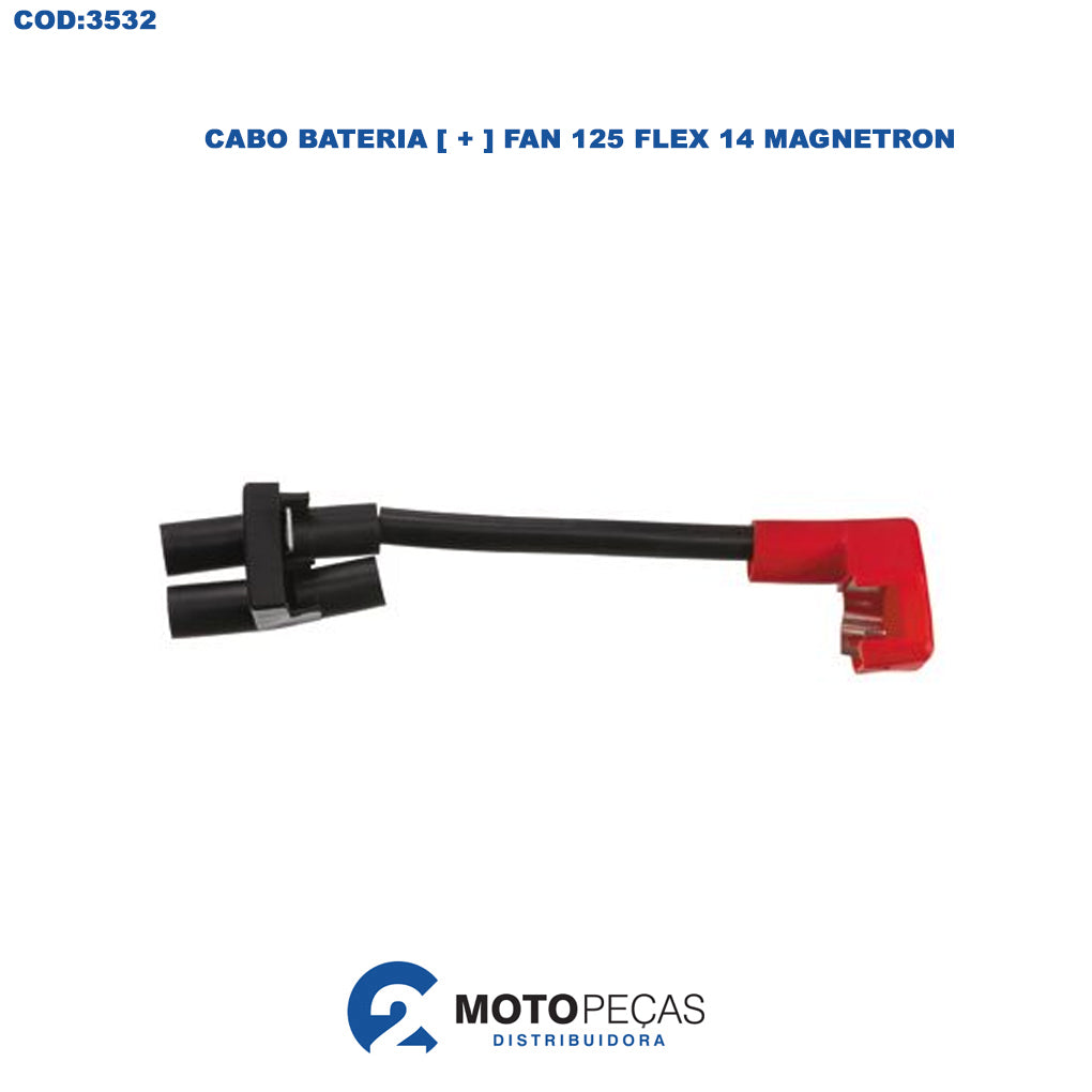 Cabo Bateria [ + ] Fan 125 Flex 14 Magnetron