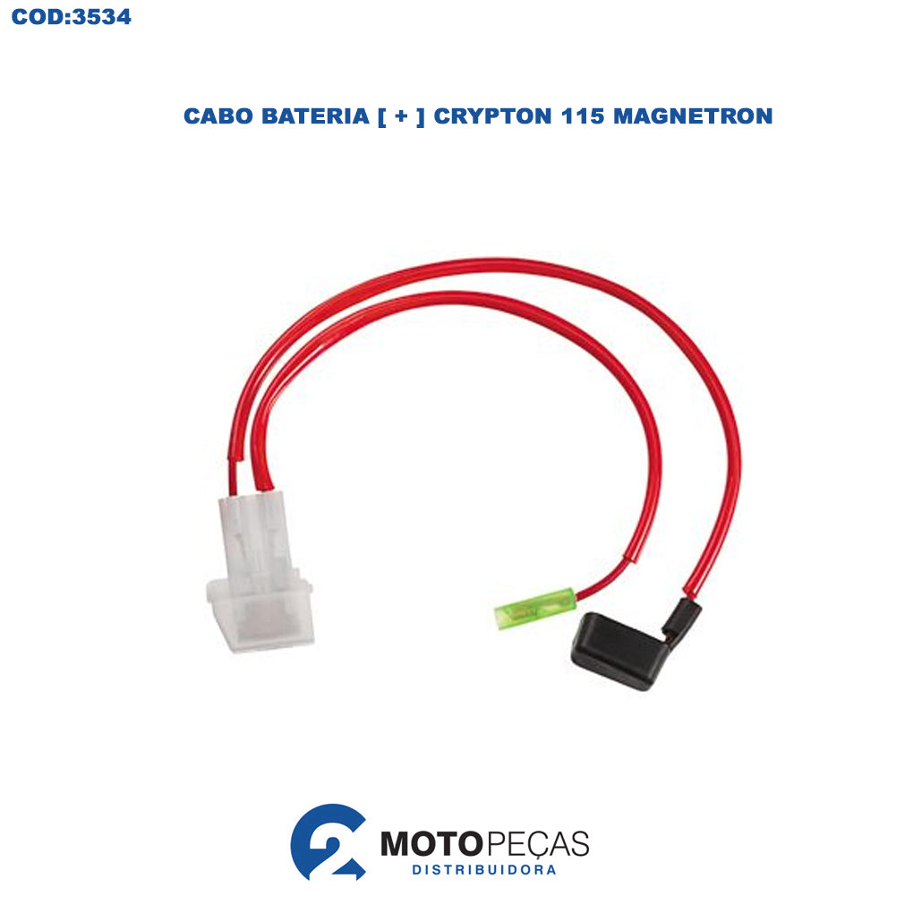 Cabo Bateria [ + ] Crypton 115 Magnetron