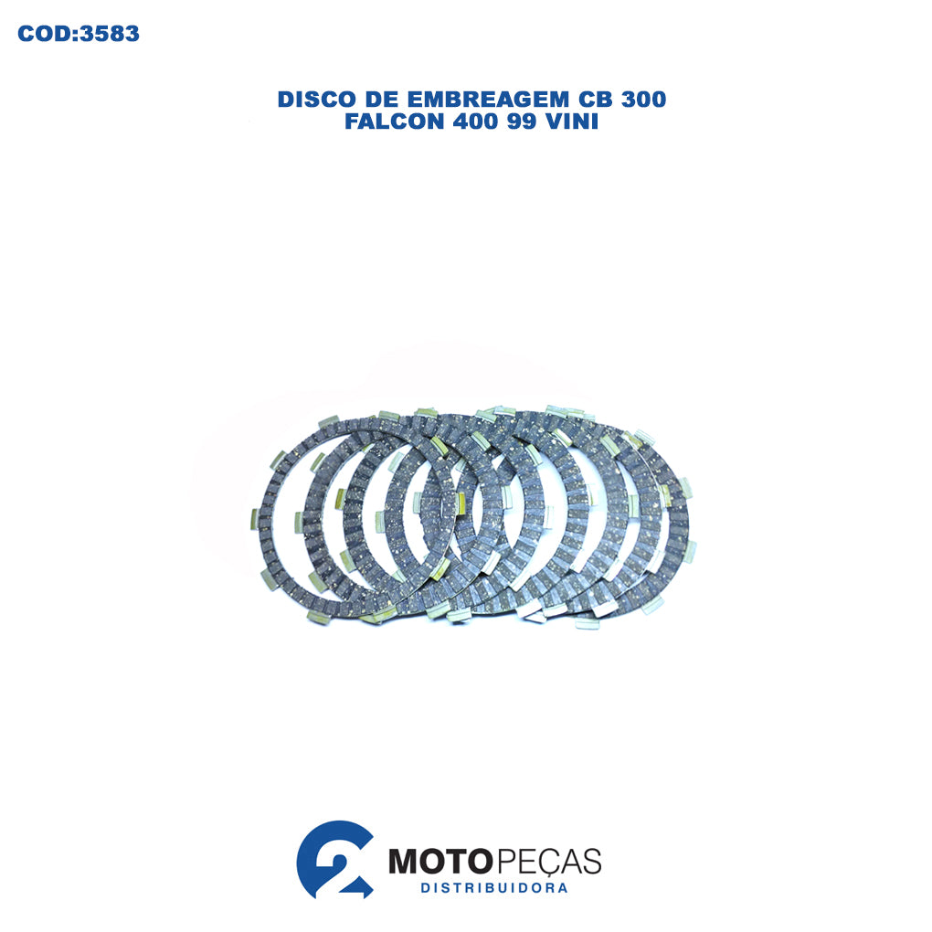 Disco de Embreagem CB 300/ Falcon 400 99 Vini