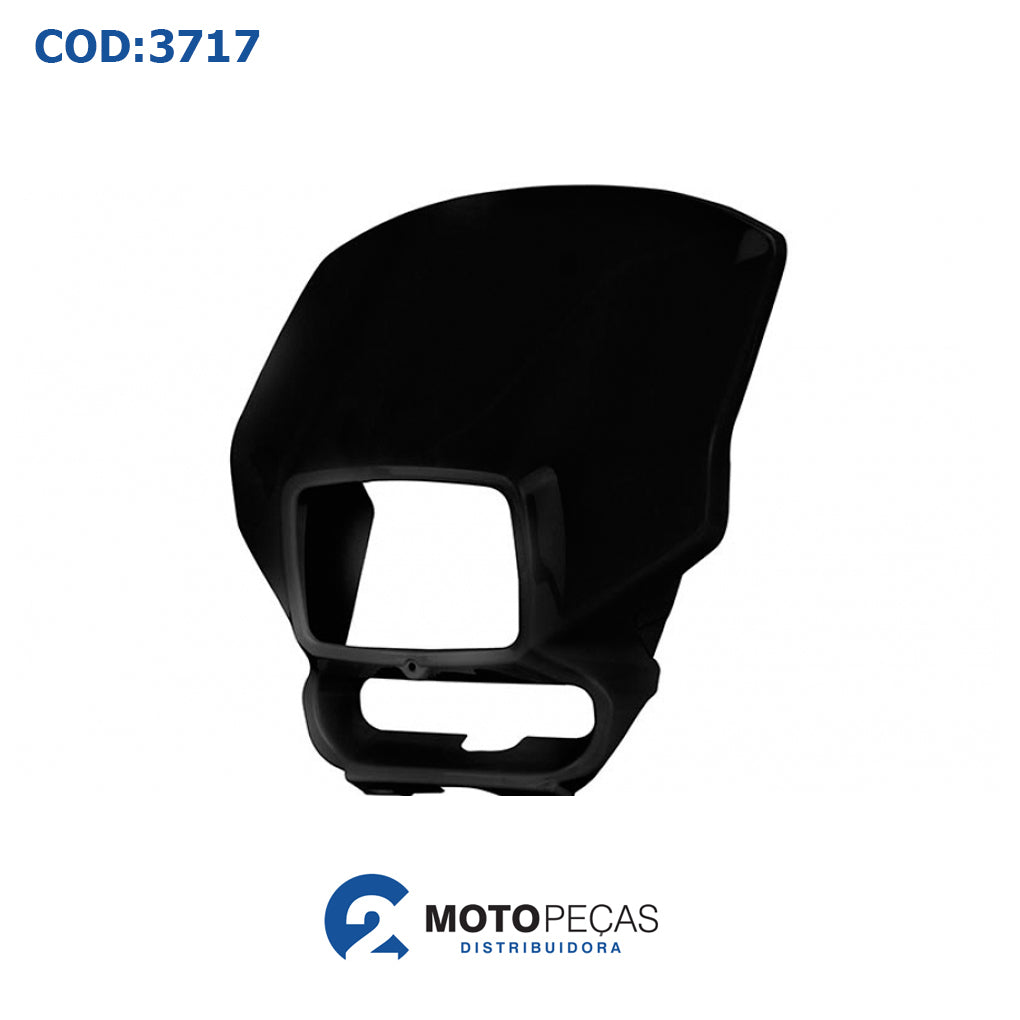 Carenagem do Farol XLR125 XR200R 94/02 Preta Melc