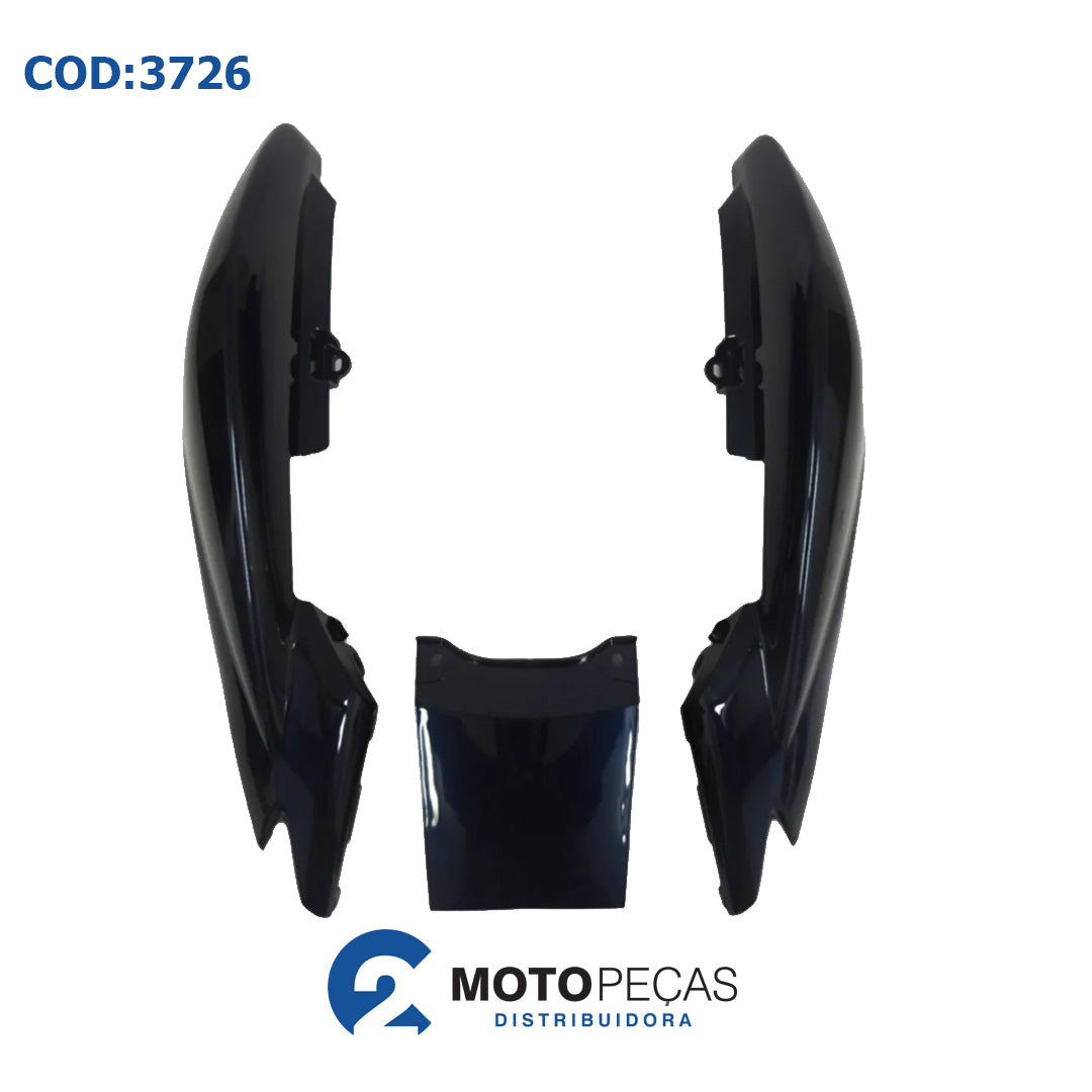 Rabeta YBR 125 Factor K/E/ED 09/12 Preto S/ADESIVO Melc