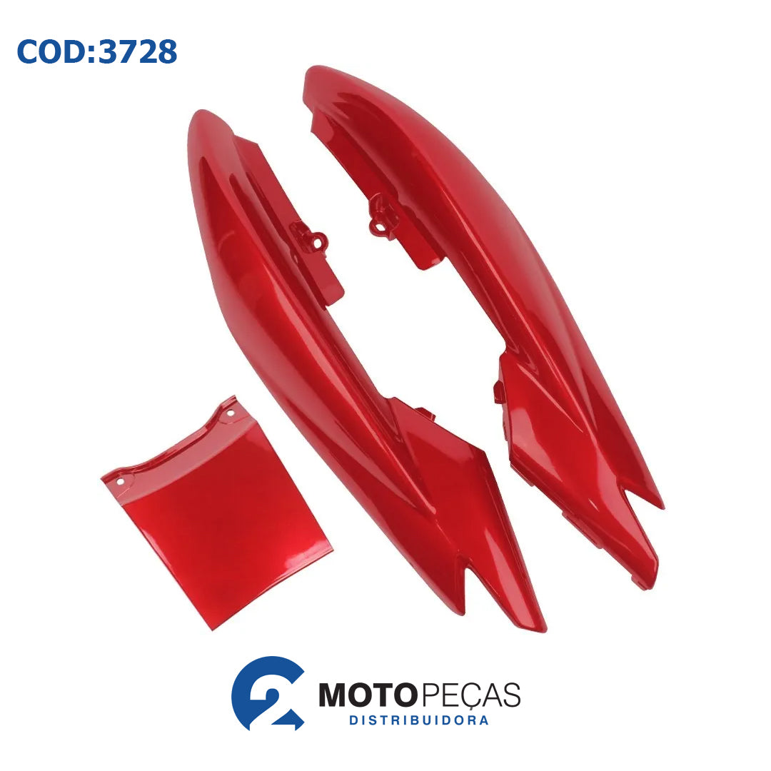 Rabeta YBR 125 Factor K/E/ED 09/12 Vermelho S/ADESIVO Melc