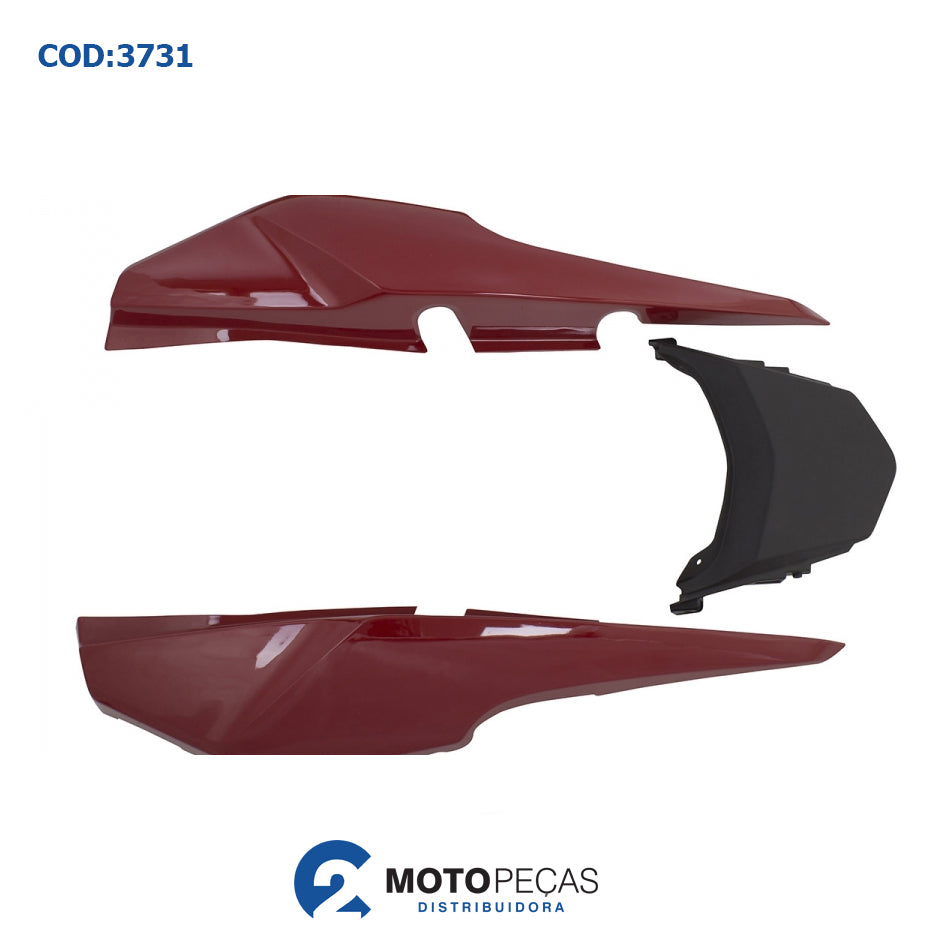 Rabeta Fan 150 14/15 Fan 125 14 e 16/17 Fan 160 15/19 Start 19/21 Vermelho Maceio 3PCS Melc
