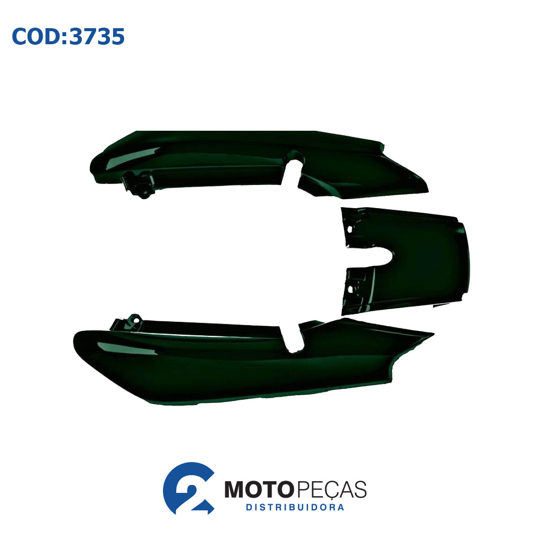 Rabeta YBR125 Verde 06/07 S/ADESIVO Melc