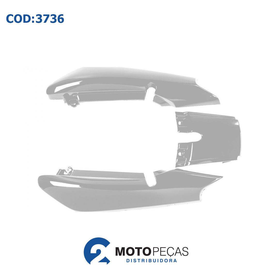Rabeta YBR 125 00/02 Prata Melc