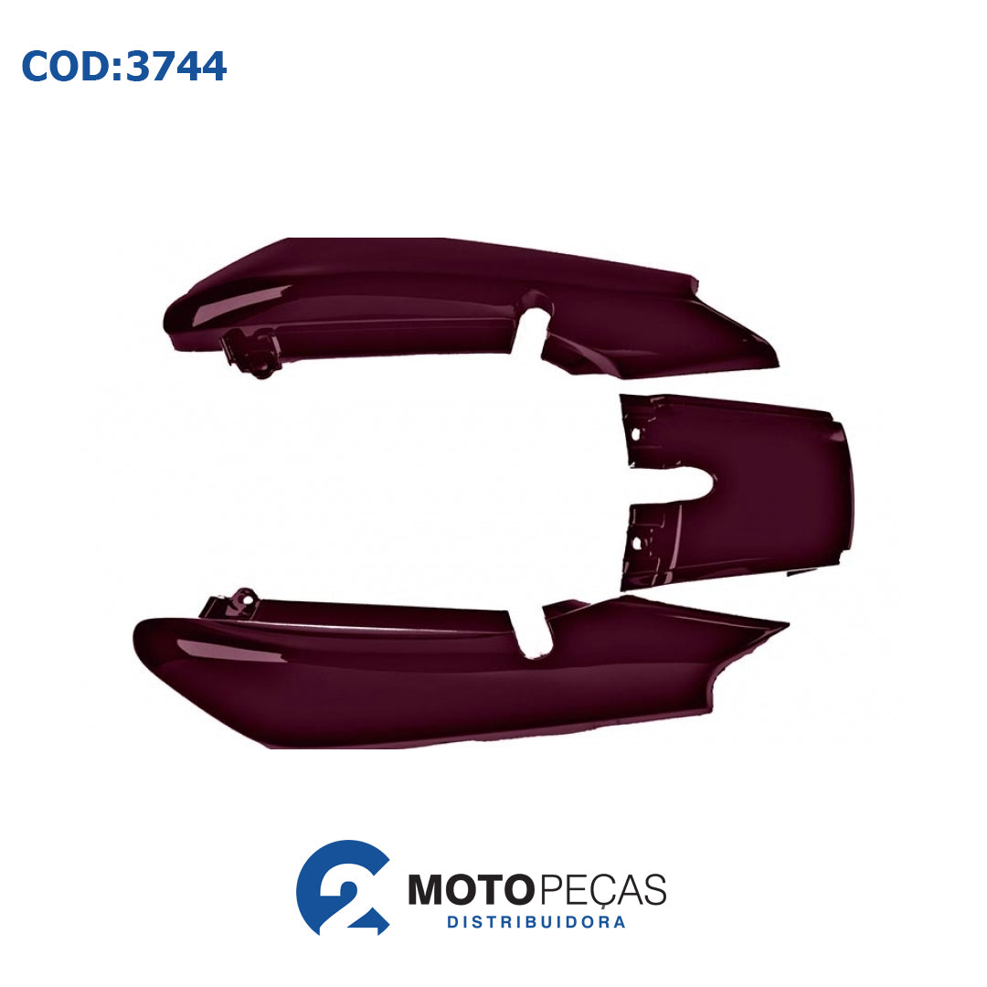 Rabeta YBR125 Vermelho Vinho 03/04 S/ADESIVO Melc