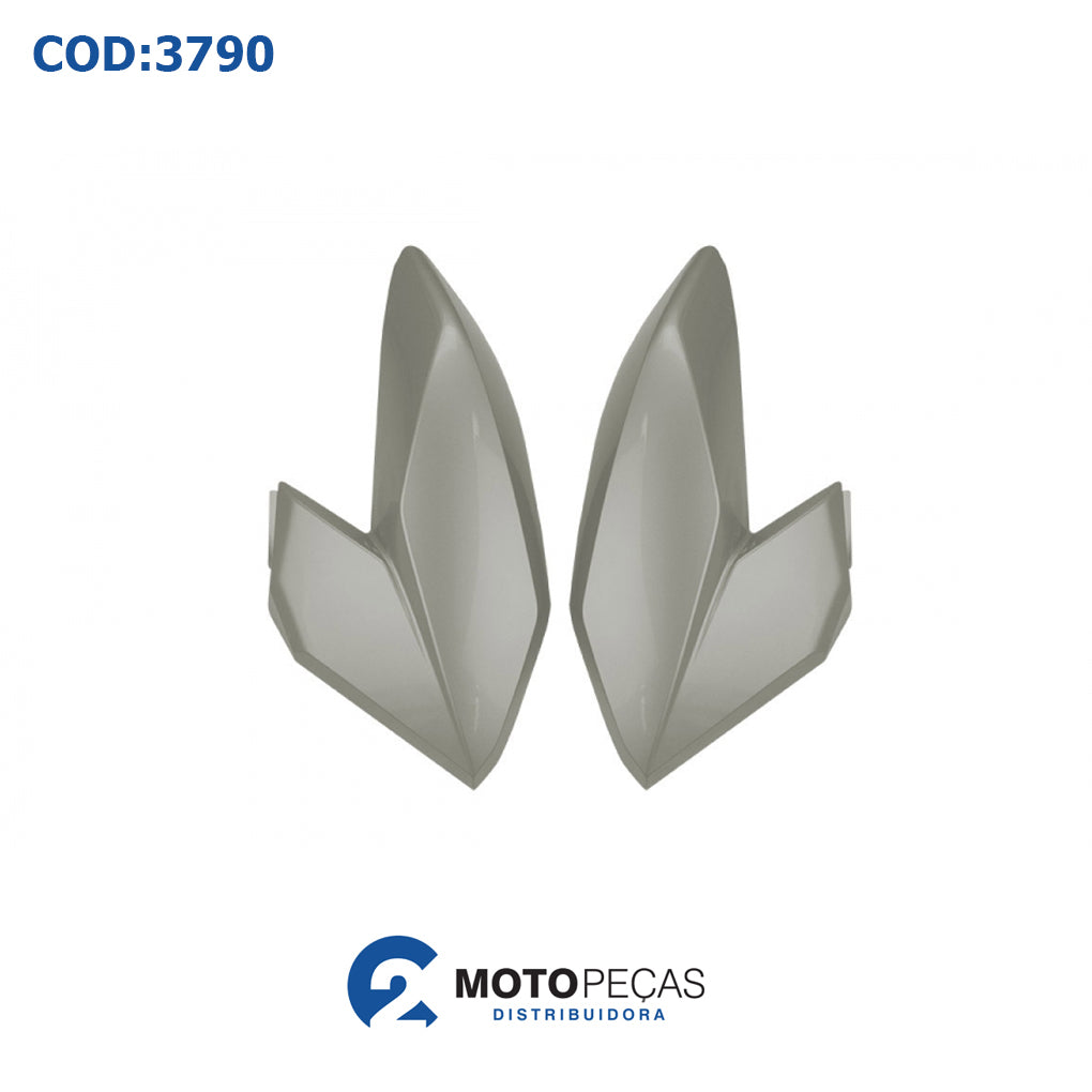 Aba Tanque CG 160 Fan Esdi 2016/2017 [par] Cinza Metalico Melc
