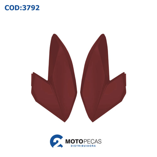 Aba Tanque Fan 160 Esdi 16 e 19/21 Vermelho Maceio Melc