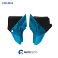 Tampa Lateral [pr] YBR 125 04/05 Azul S/ADESIVO Melc