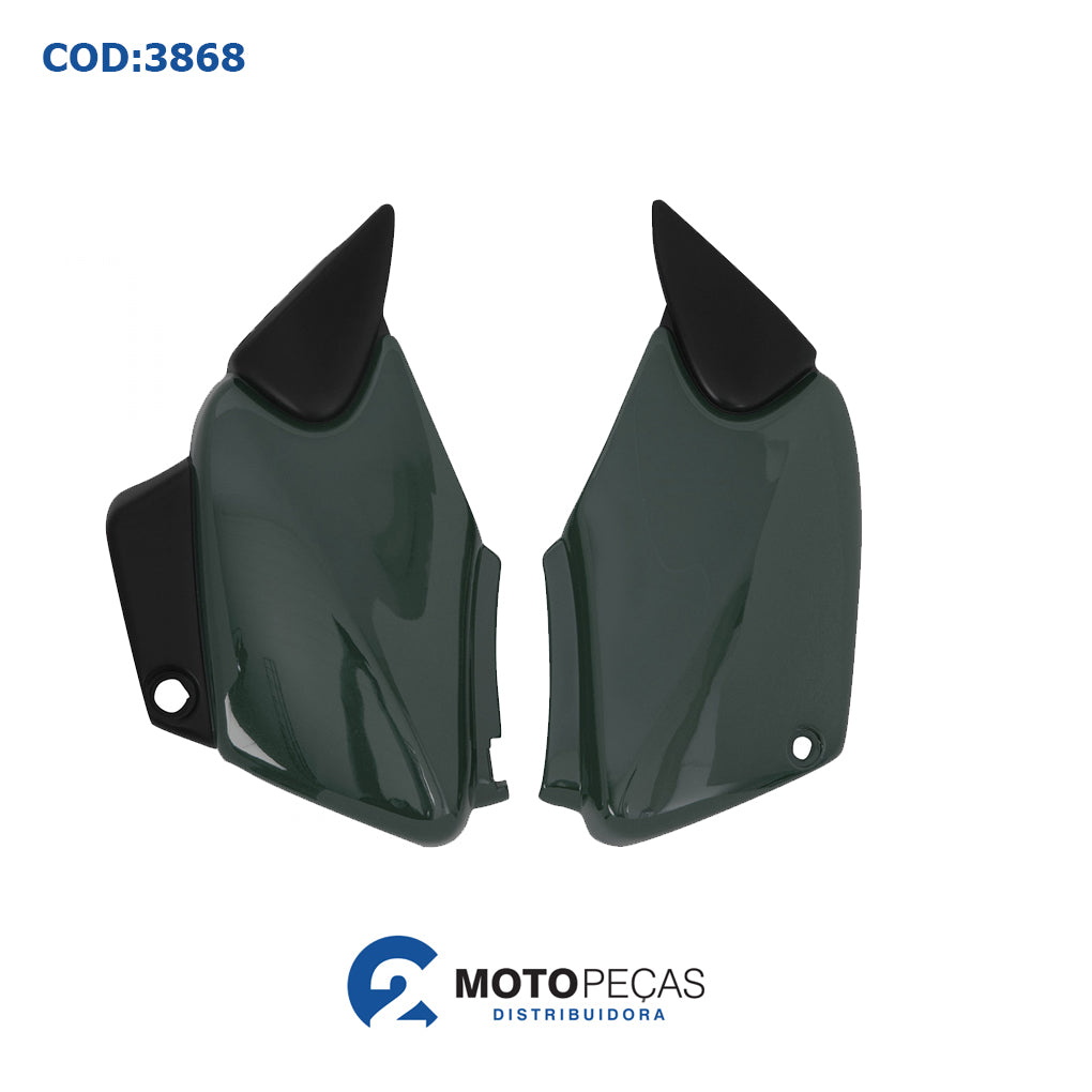 Tampa Lateral [pr] Titan 2004 Verde Metalico Melc