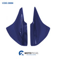 Tampa Lateral CG150 2008 Azul Met Melc