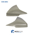 Tampa Lateral CG150 06/07 Prata Melc