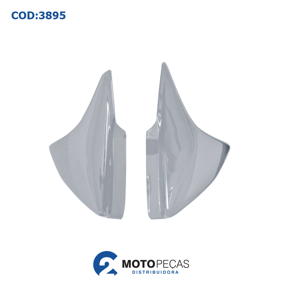 Tampa Lateral CG150 Prata Esp Melc