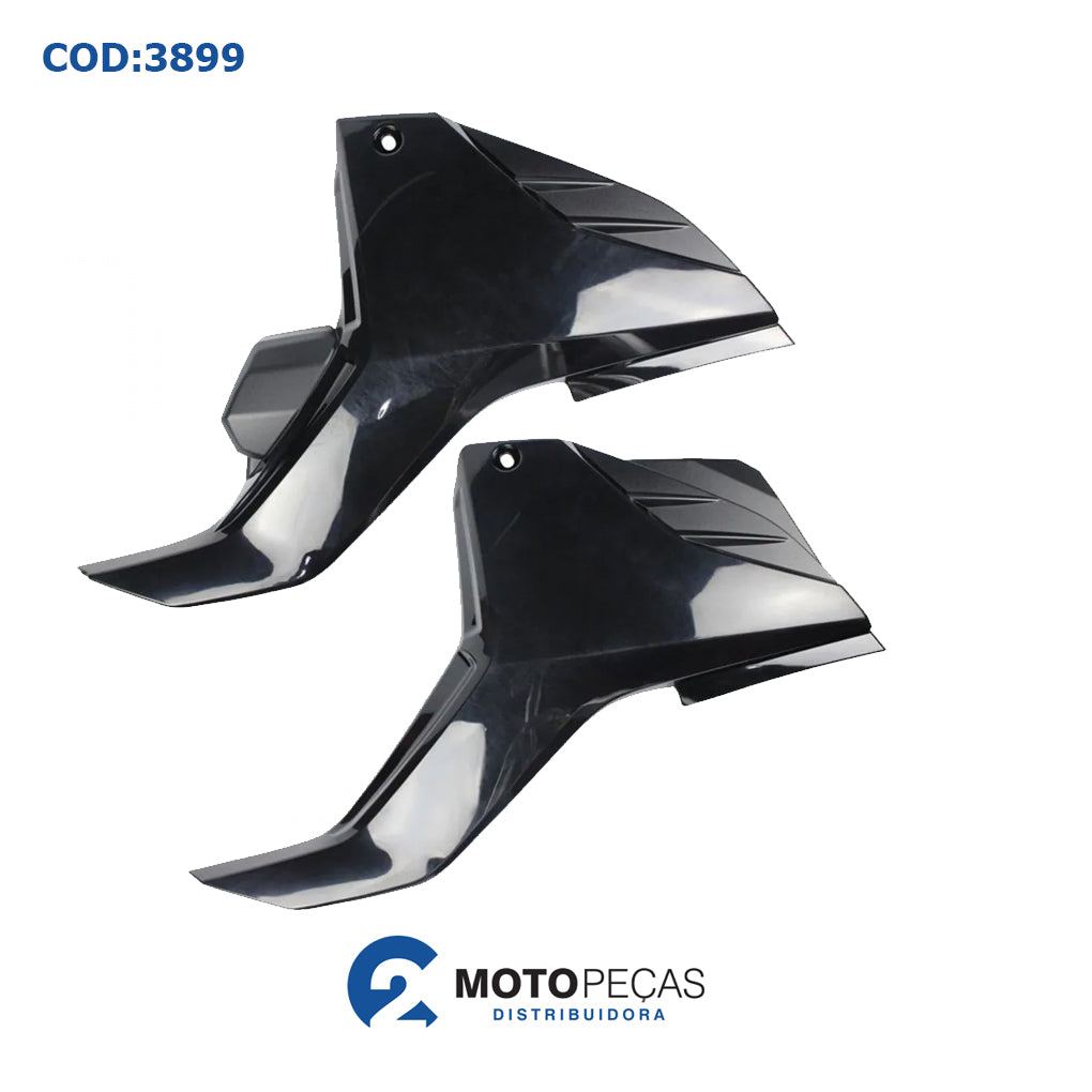 Tampa Lateral Fan 160 16/17 Cargo 160 16/18 Preto Inj Melc