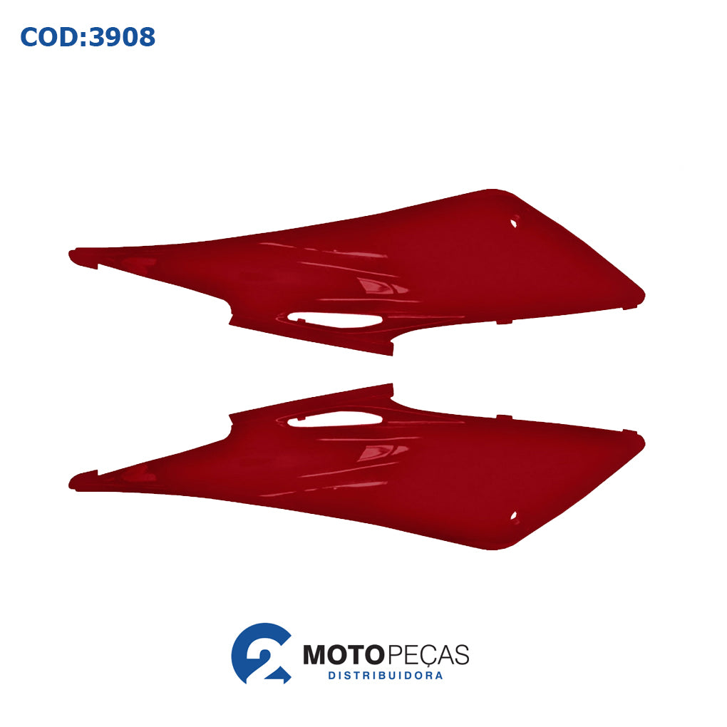 Tampa Lateral [pr] Bros 125 2015 Vermelho Fighting Melc