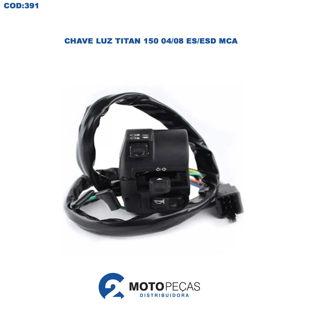 Chave Luz Titan 150 04/08 KS/ Mca