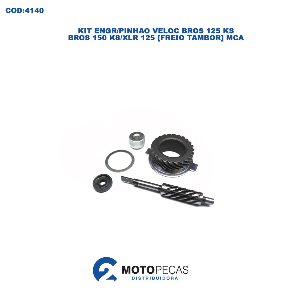 Engrenagem do Velocimetro Bros 125 KS/BROS 150 KS/XLR 125 [freio Tambor] Mca
