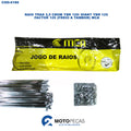 Raio Tras 3,5 Crom YBR 125/ Diant YBR 125/ Factor 125 Freio a Tambor Mca