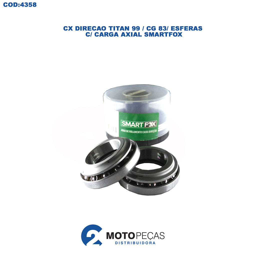 CX Direcao Titan 99 /CG 83/ESFERAS C/ Carga Axial Smartfox